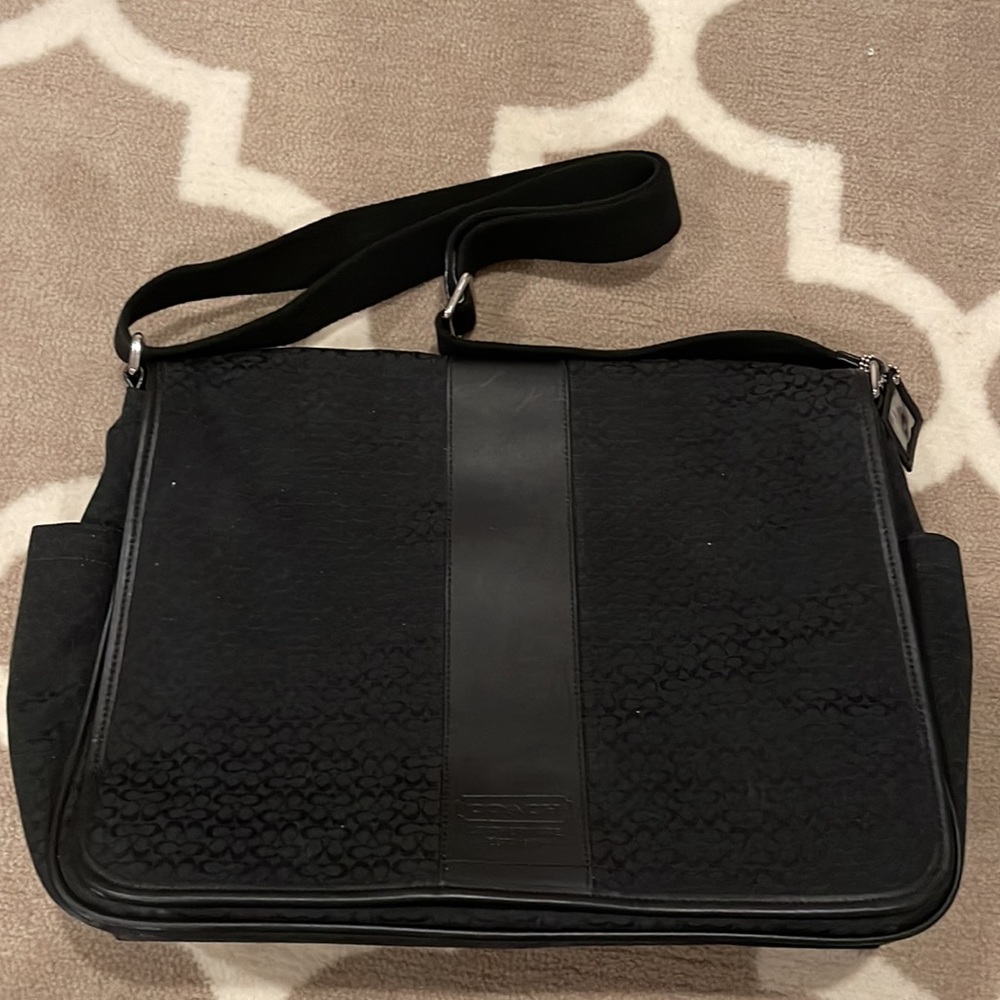 Coach Black Shoulder Bag Briefcase